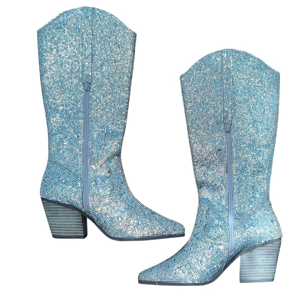 NEW NWOB Matisse Nashville Western Boots Rhinestone Embellished - Picture 7 of 15